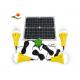4 Modes 25W 6V Portable Home Solar System Solar Power Led Lights With Solar Panels