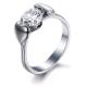 Tagor Jewelry Super Fashion 316L Stainless Steel Ring TYGR009