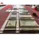 Villa Background Wall Cladding Green Onyx and Beige Marble Stone Slab in Modern Design