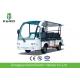 White 48V 8 sofa Seats Electric Sightseeing Car With Horn Speaker Suits For Tourist Attractions