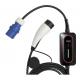 Portable Type 2 EV Charger 32A 7kW EV Charging Station With LCD Current Adjustable