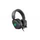 ABS Steel Vibration Gaming Headset 50mm Neodymium With Mic Mute