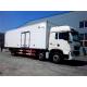 FRP 6x2 30 tons Refrigerated Box Truck 290hp with warranty and spare parts