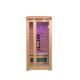 Rectangular Hemlock Home Sauna Room 8mm Tempered Glass 1 Year Warranty