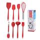 Silicone Mini Kitchen Utensils Set Of 8 Small Kitchen Tools Nonstick Cookware With Hanging Hole Cooking UtensILS Set