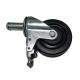 4 Inch/100 MM Rubber Top Swivel Brake Caster Wheels For Antistatic Trolley