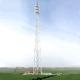 Self Supporting Galvanized Steel Communication Tower S355JR Grade