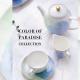 Home Mixed Colors 250cc Hand Paintable Ceramic Tea Cups Set