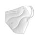 White Color Kn95 Face Mask Valveless Ear Belt Type Disposable  Self Priming
