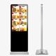 Ground stand 55 inch LCD LED advertising Kiosk Signage totem video loop player display