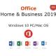 100% Online Microsoft Office Home And Business 2019 Glogal Key