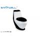 Porcelain ONE Piece Toilet  Standard WC 780*400*760 Mm SWC411 With CE Certification