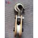 Insulated Hoisting Tackle Epoxy Resin Plate Nylon Sheave Rope Hoist Block And Tackle