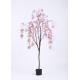 Cherry Artificial Flower Tree , Artificial Floral Trees Plastic Grow Pot Base