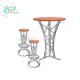 Modern aluminum bar furniture table and chair for club