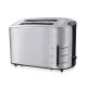 Anti Slip Feet Stainless Steel Electric Bread 2 Slice Toaster 6 Time Setting