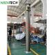 15m aluminum pneumatic telescoping mast 350kg payloads for COW (Cell On Wheels)