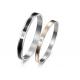 Tagor Jewellery Super Quality 316L Stainless Steel couple Bracelet Bangle TYGB062