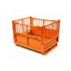 Steel Wire Mesh Pallet Cage Powder coated Collapsible Storage Cage