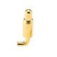 Professional Right Angle Pogo Pin Long Mechanical Life Golden Color