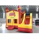 Brightly Color Commercial Inflatable Bouncer Combo / Kids Bouncy Castle