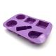 Reusable Nontoxic Custom Soap Molds , Tasteless Silicone Molds For Soap Making
