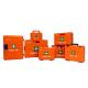 Empty Wall Mounted First Aid Kit Boxes ABS Plastic Orange Color