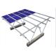 Aluminum Waterproof Solar Carport Ground Systems Greatly Reinforced Structure For Maximum Spacing