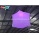 1 Meter LED Inflatable Hanging Cube With 16 Colors For Stage Decoration