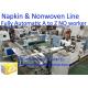 Automated Two Colors Printing 1/6 tallfold Napkin Production Line