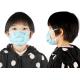 3 Ply Children's Medical Face Masks , Colorful Printing Child Respirators Dust Mask