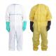 Adults Breathable 	Disposable Protective Coveralls With Elastic In Hood