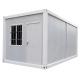10ft 20ft Foldable Prefab Container Camping Houses Office With Sandwich Panel Wall