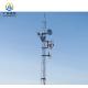 Galvanized Steel Tubular Guyed Telecommunication Tower Self Supporting