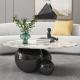 12mm Thick Modern Marble Top Coffee Table Luxury Italian Style