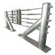 Road Wire Rope Barrier Fences Stainless Steel Cable Barrier With Flexible Guardrails