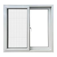 Single UPVC Sliding Window And Door Air Circulation With Plastic Grill