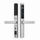 Zinc Alloy Waterproof Smart Door Lock Silver / Black High Security Smart Lock