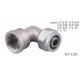TLY-1226 1/2-2 Male aluminium pex pipe fitting brass elbow NPT nickel plated water oil gas mixer matel plumping joint