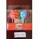 5 Pcs Balloon Shapd 100% Paraffin Candles For Birthday / Wedding / Festival Party