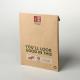 Envelope Style Eco Friendly Custom Jute Paper Bag For Clothing Packaging