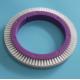 Famatex Stenter Machine Parts Brush Wheel Purple Plastic Body White Nylon Hair