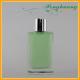 50ML Slim Art Glass Perfume Bottles Transparent Green / Yellow