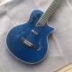 Grand factory custom quality six string electric guitar, blue personally welcome your patronage