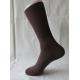 Top quality silver fiber diabetic crew cotton mid calf OEM striped dress socks for adults