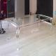 ODM Rectangle Plastic Coffee Clear Acrylic Table Commercial Furniture