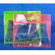 EN71 Die Cut PEVA Storage Bags Handle Plastic Travel Bag For Toiletries ISO9001