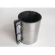 Stainless Steel Heavy Duty Pipe Connector Repair Clamp With Black Rubber Bushing