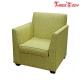 Single Fabric Modern Lobby Chairs , Comfortable Hotel Balcony Accent Arm Chair