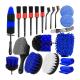 20pcs Car Wheel Tire Cleaning Brush Set Detailing Kit Wheels Rim Drill Detailing Brushes Washing